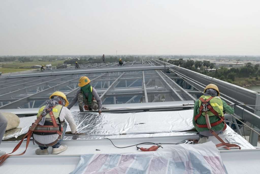 Commercial Roofing work by Nuvista