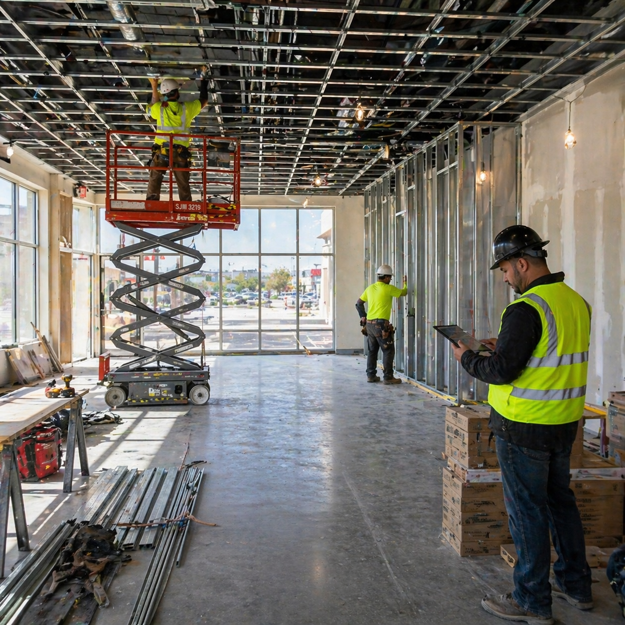Retail Construction work by Nuvista